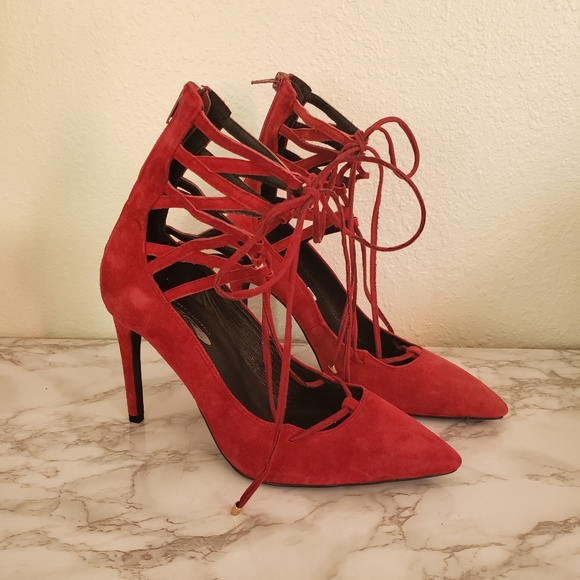 Jeffery Campbell x Free People Hierro LaceUp Heels - Picture 3 of 9
